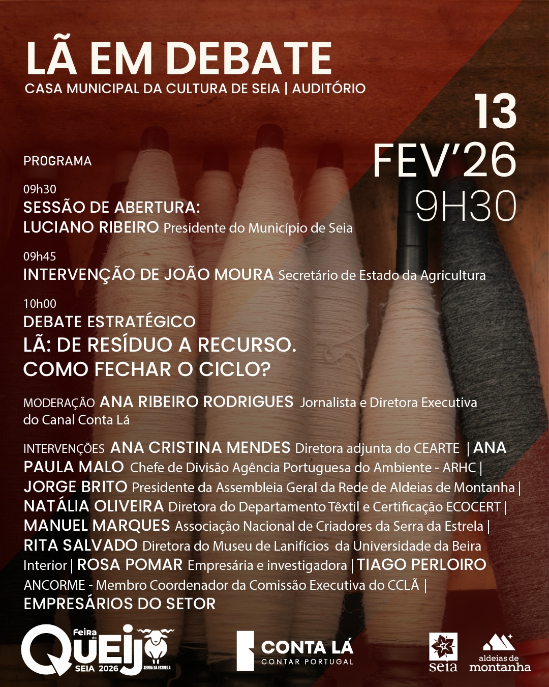 Lã: de resíduo a recurso em debate estratégico em Seia